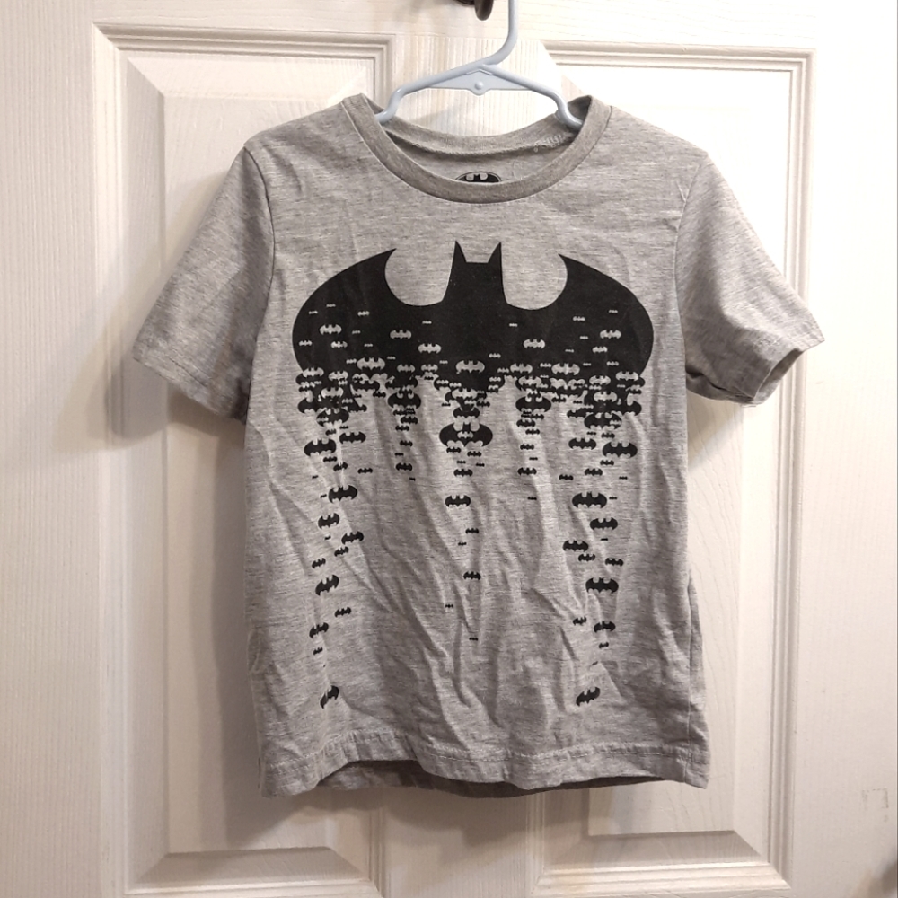 Youth Grey Black Batman DC Comics Character Tee